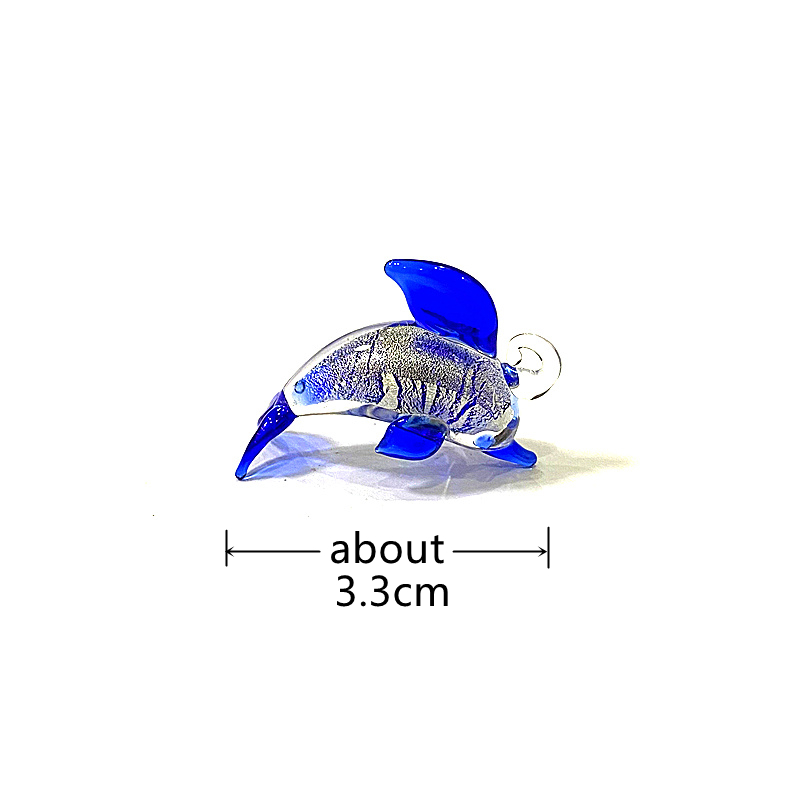 2PCS Mini Glass Dolphin Pendan - огляд і ціна Marine Aquarium Europe