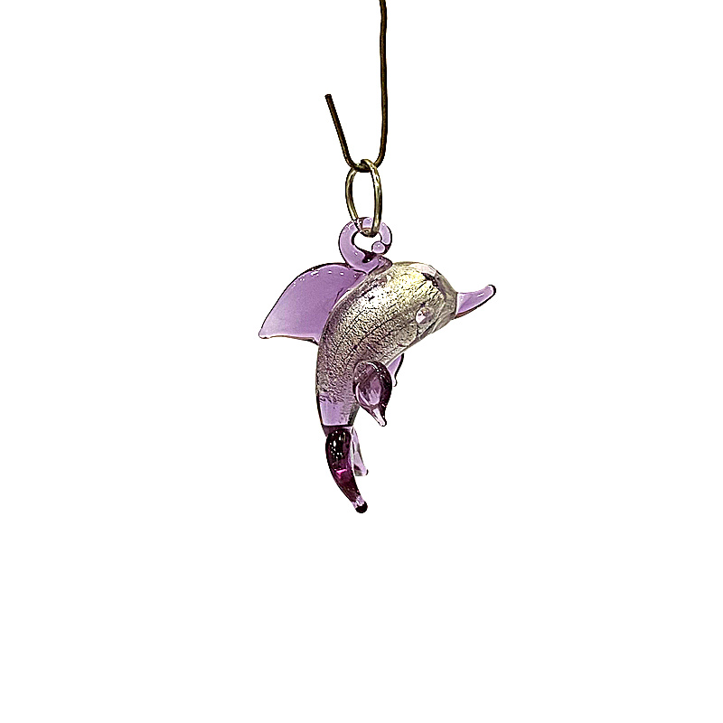 2PCS Mini Glass Dolphin Pendan - огляд і ціна Marine Aquarium Europe