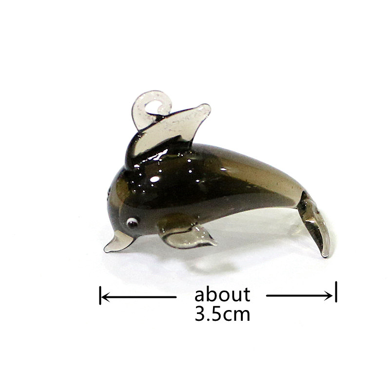 Cute Dolphin Charm Glass Penda - огляд і ціна Marine Aquarium Design