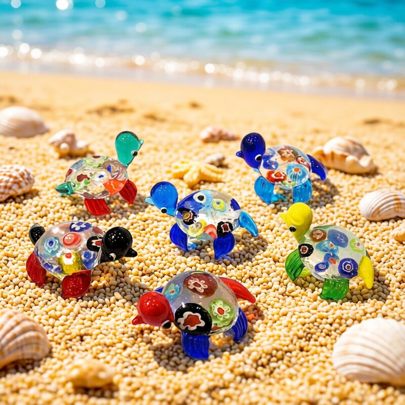 Creative Cute Glass Sea Turtle - огляд і ціна Marine Aquarium Europe