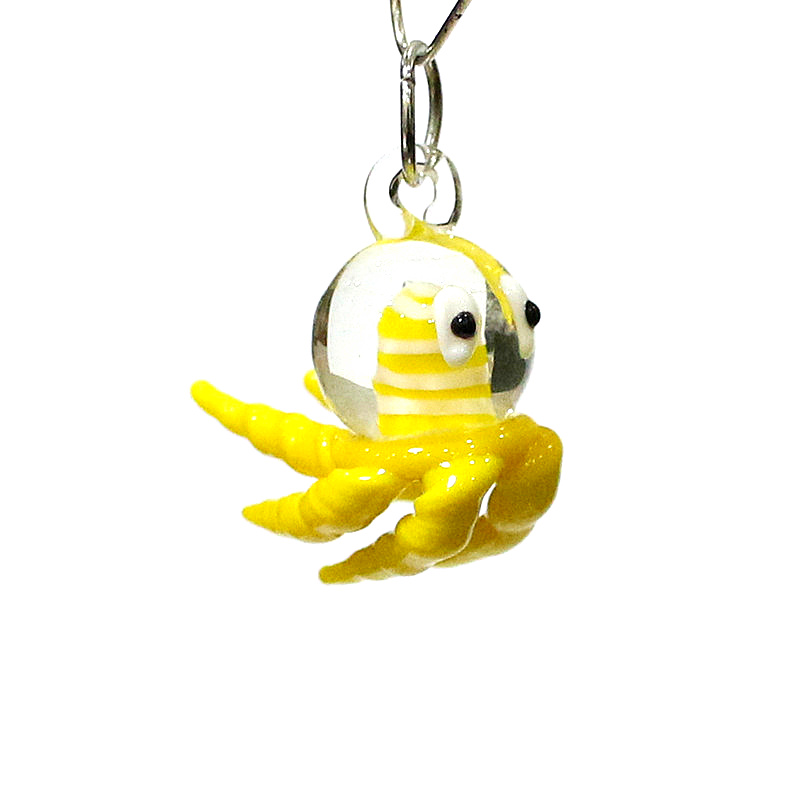 Miniature Octopus Glass Charm  - огляд і ціна Marine Aquarium Europe