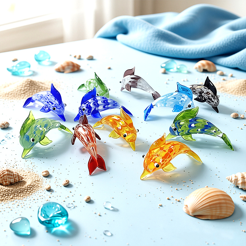 Handmade Mini Glass Dolphin Fi - огляд і ціна Marine Aquarium Europe