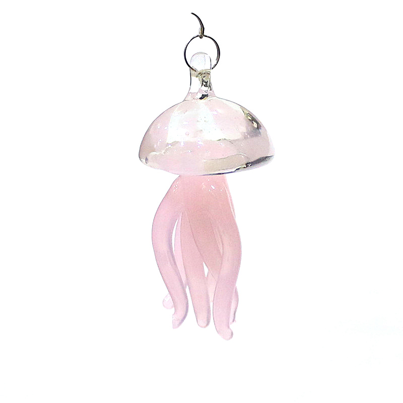 Pink Jellyfish Glass Pendant C - огляд і ціна Marine Aquarium Europe